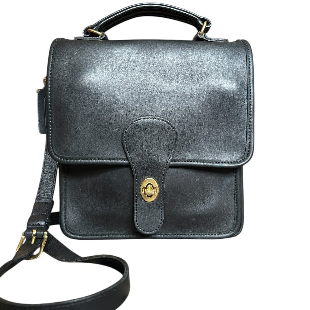 Vintage Leather Coach Station Bag Crossbody/Shoulder Bag C7M-5130